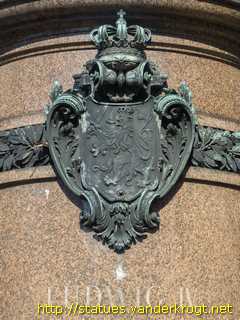 Darmstadt - Großherzog Ludwig IV. von Hessen und bei Rhein