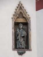 Frankfurt am Main - Fassadenfiguren Alte Nikolaikirche