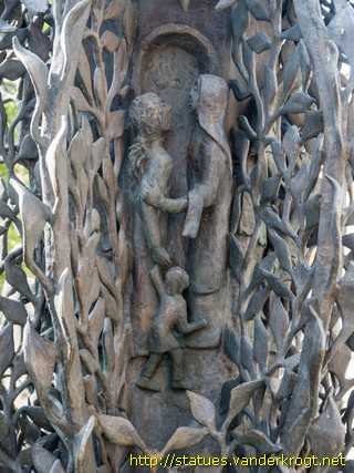 Herford - Abtei-Stele - Werke der Barmherzigkeit