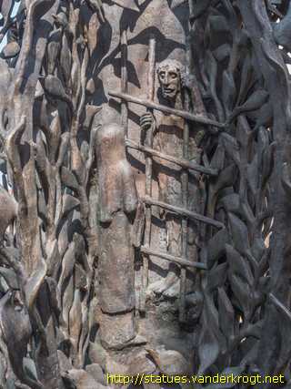 Herford - Abtei-Stele - Werke der Barmherzigkeit