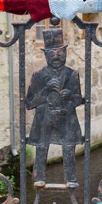 Quedlinburg - Brüstungsgitter mit der Münzenberger Wandermusikanten