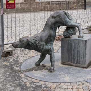 Quedlinburg - Brunnen am Kornmarkt