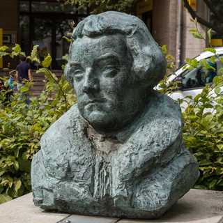 Nordhausen - Reformatorenbrunnen - Luther, Jonas und Meyenburg