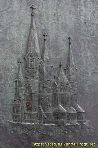 Berlin - Gedenktafel Kaiser-Wilhelm-Gedächtniskirche