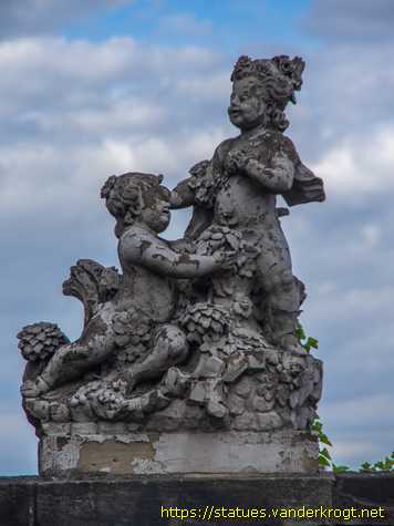 Bamberg - Fortunata-Brunnen und die vier Jahreszeiten