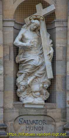 Bamberg - Heiligenstatuen an der St.-Martinskirche