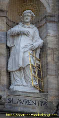 Bamberg - Heiligenstatuen an der St.-Martinskirche
