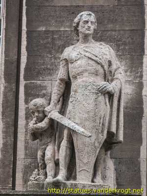 Hamburg - Fassadenfiguren der Reichsbank