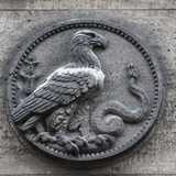 Hamburg - Fassadenfiguren der Reichsbank