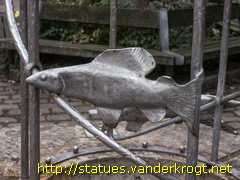 Hamburg - Fisch-Brunnen