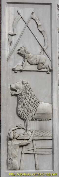 Schwerin - Denkmal "Die Spur des Löwen"