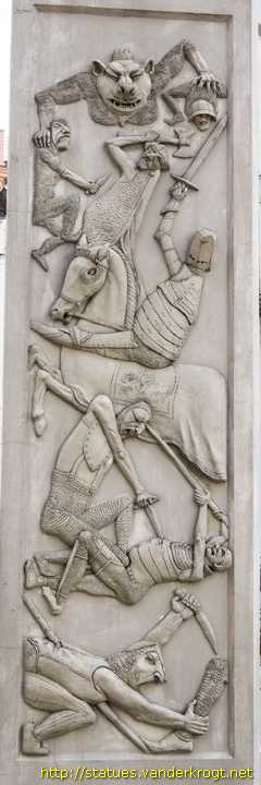 Schwerin - Denkmal "Die Spur des Löwen"