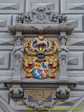 Celle - Herzog Wilhelm der Jüngere, sein Frau und Sohn