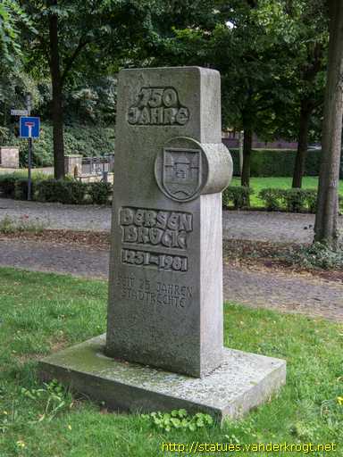Bersenbrück - Franz-Hecker-Stein und 750 Jahre Bersenbrück