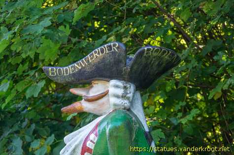 Bodenwerder - Willkommensschild der Münchhausenstadt Bodenwerder