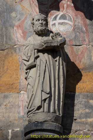 Hildesheim - Heiligenstatuen an der Lambertikirche