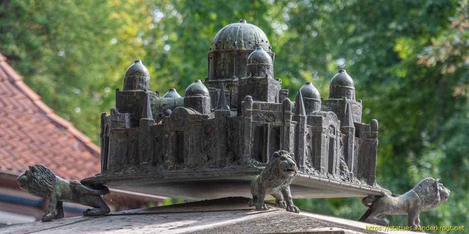 Hildesheim - Denkmal zur Erinnerung an die Synagoge