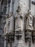 Köln - Statuen am Rathausturm