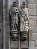 Köln - Statuen am Rathausturm