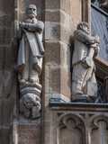 Köln - Statuen am Rathausturm