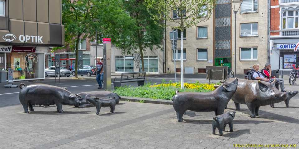 Herten - Schweineherde