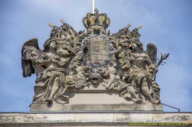 Wesel - Minerva und Herkules, Rhein und Lippe