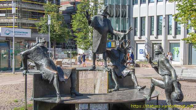Bochum - Jobsiade- <i>oder</i> Kortum-Brunnen