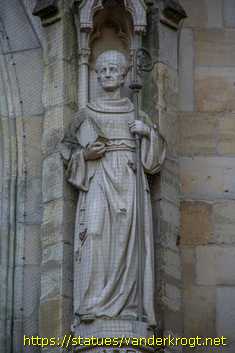 Billerbeck - Heiligenstatuen an der  Propsteikirche St. Ludgerus