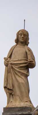 Paderborn - Heiligenstatuen am Dom