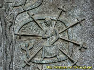 Bad Godesberg - Bronzetür der Marien-Kirche