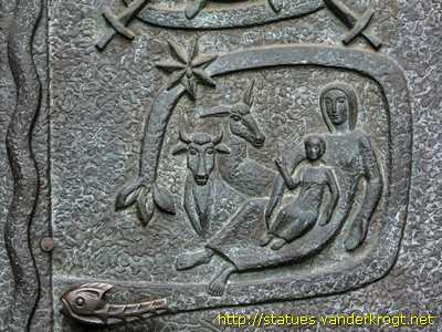 Bad Godesberg - Bronzetür der Marien-Kirche