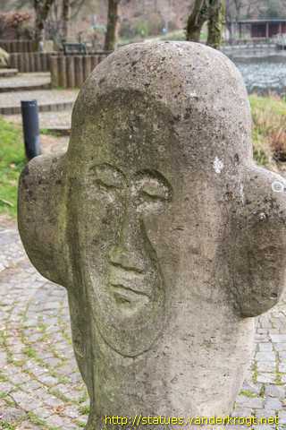 Blankenheim - Moai-Skulptur