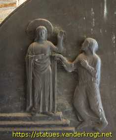 Essen - Bronzetüre des Nordportals des Atriums