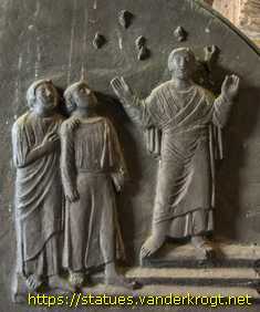 Essen - Bronzetüre des Nordportals des Atriums