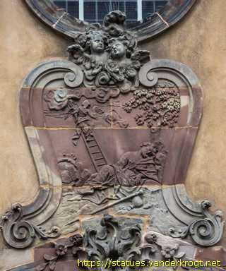 Saarbrücken - Skulpturen an der Basilika St. Johann