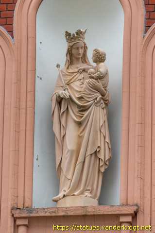 St. Wendel - St. Wendalinus, Maria mit Kind und St Paulus
