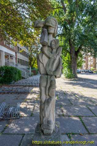 Leipzig - Drei Skulpturen in der Manetstraße