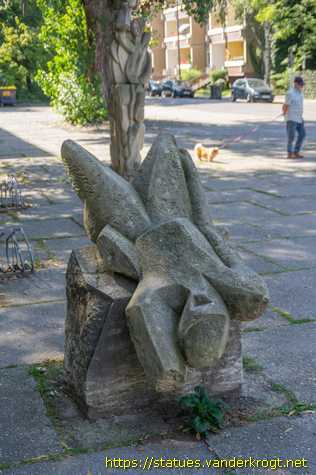 Leipzig - Drei Skulpturen in der Manetstraße