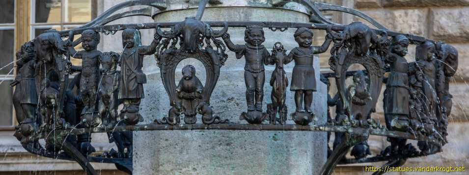 Leipzig - Rathausbrunnen <i>oder</i> Rattenfängerbrunnen