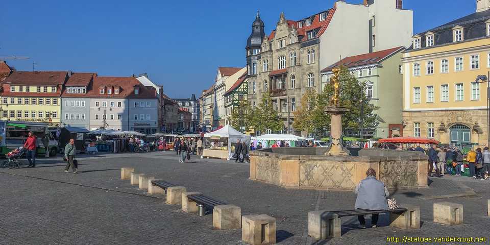 Eisenach - Sankt Georgsbrunnen - Marktbrunnen