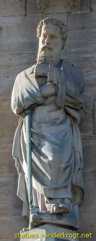 Erfurt - Heiligenstatuen an der Hohen Domkirche St. Marien