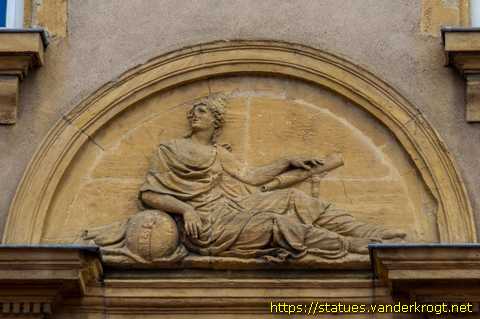 Metz - Mercure et quatre arts libéraux