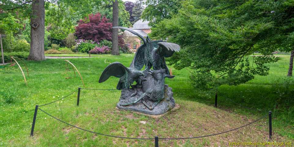 Montigny-lès-Metz - Le cerf aux abois