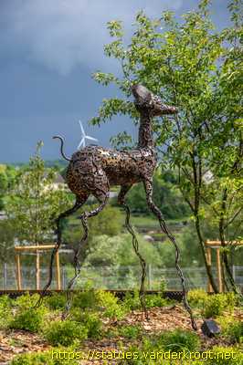 Behren-lès-Forbach - Cerf, sanglier et renard