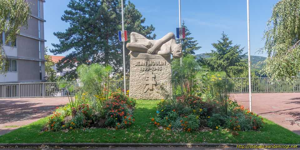 Caluire-et-Cuire - Stèle Jean Moulin