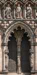 Lichfield - Statues on the West Front of Lichfield Cathedral