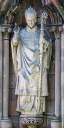 Lichfield - Statues on the North Transept of Lichfield Cathedral