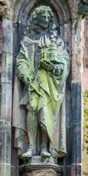 Lichfield - Statues on the Choir of Lichfield Cathedral
