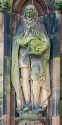 Lichfield - Statues on the Choir of Lichfield Cathedral