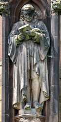 Lichfield - Statues on the Choir of Lichfield Cathedral